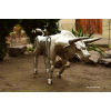 bull sculpture forged